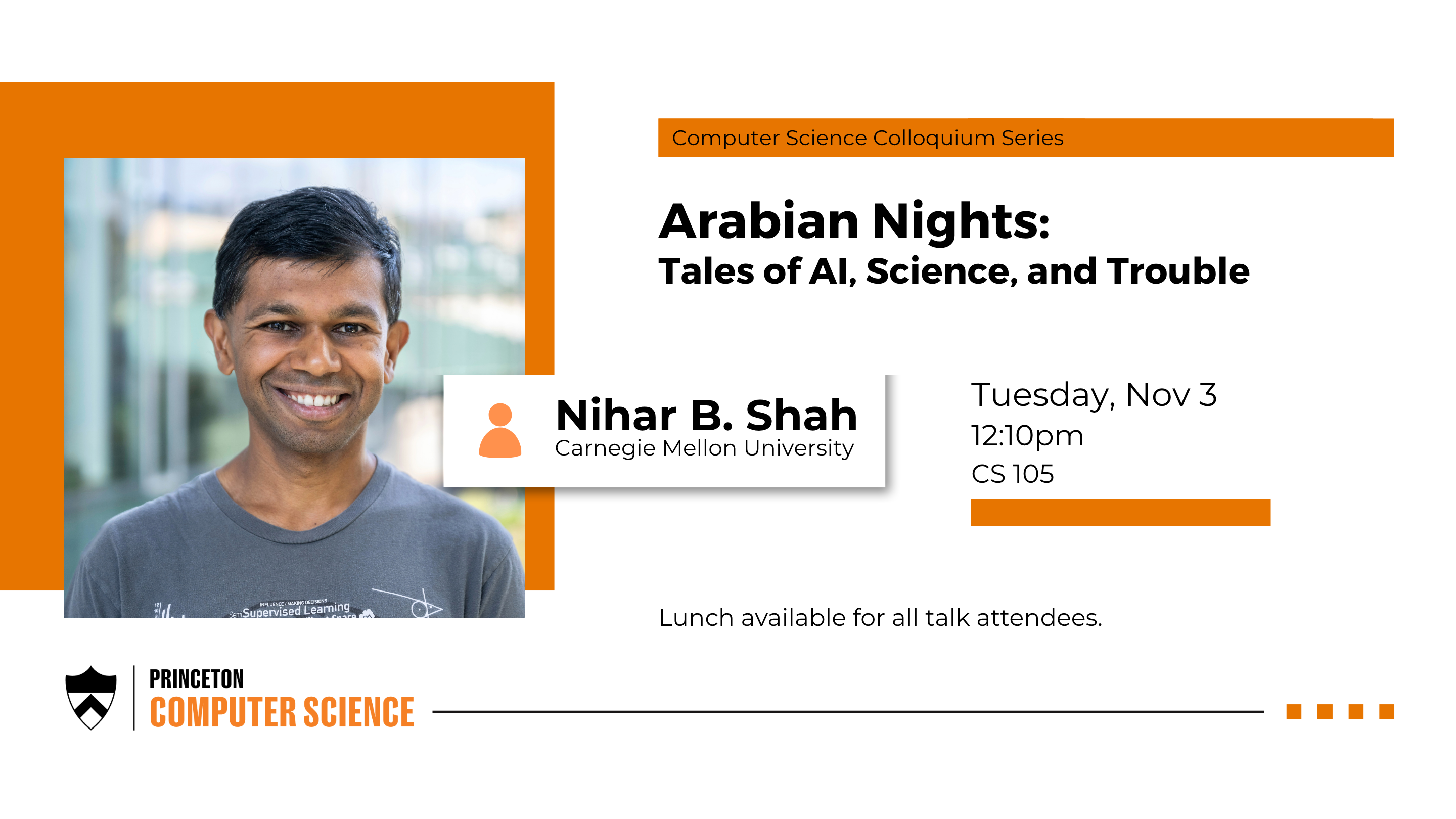
<span>CS Colloquia: Nihar Shah</span>
